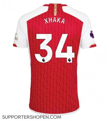 Arsenal Granit Xhaka #34 Hemma Matchtröja 2023-24 Kortärmad